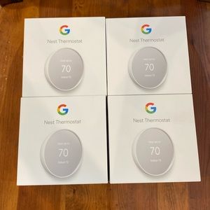 Group of Google Nest Thermostats - price is for one, discount if all 4 purchased